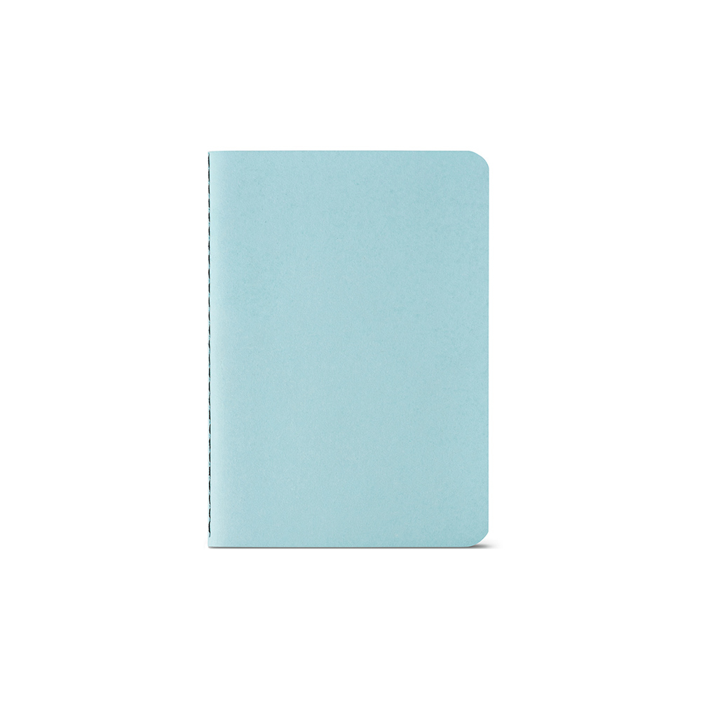 Notebook à personnaliser A6 recyclé Bronte Bleu pastel